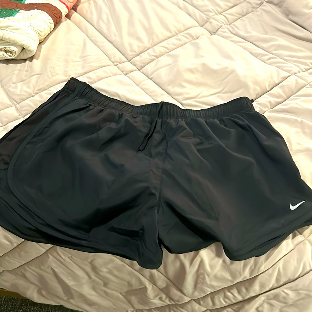 Black Plus Size Black Nike Tempo Shorts